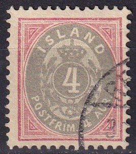 Iceland #23  F-VF Used CV $20.00 (Z7783)