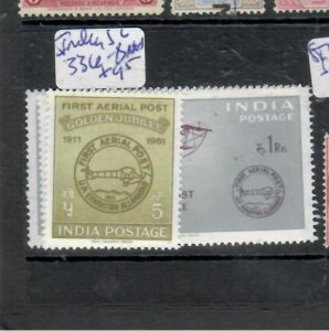 INDIA AIRPLANE SG 336-338   MNH         P0314B