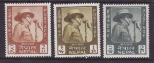 Nepal-Sc#173-5- id11-unused NH set-King-1964-
