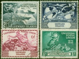 Leeward Islands 1949 UPU Set of 4 SG119-122 V.F.U (3)
