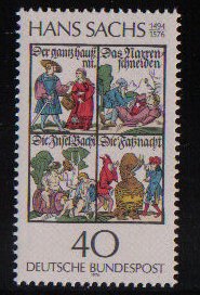 Germany  #1206   MNH  1976    Hans Sachs