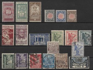 Italy: Nice Lot Older Sets Mint & Used