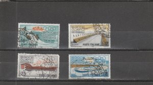 Italy  Scott#  705-708  Used  (1956 Winter Olympics)