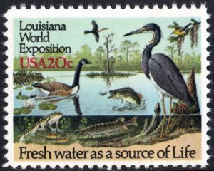 SC#2086 20¢ Louisiana World Expo Single (1984) MNH