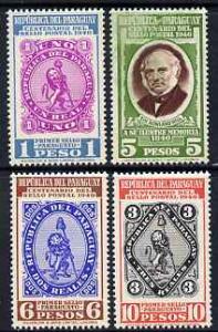 Paraguay 1940 Stamp Centenary perf set of 4 unmounted min...