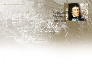 Poland 2017 FDC Stamp Thaddeus Kosciuszko