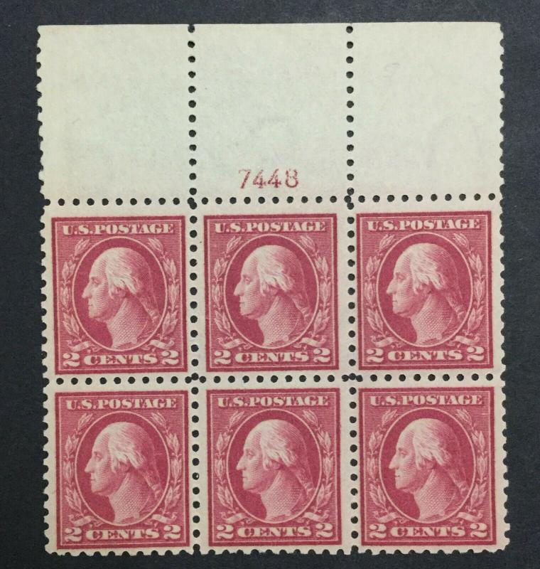 MOMEN: US #425 PLATE BLOCK MINT OG NH VF+ #24849