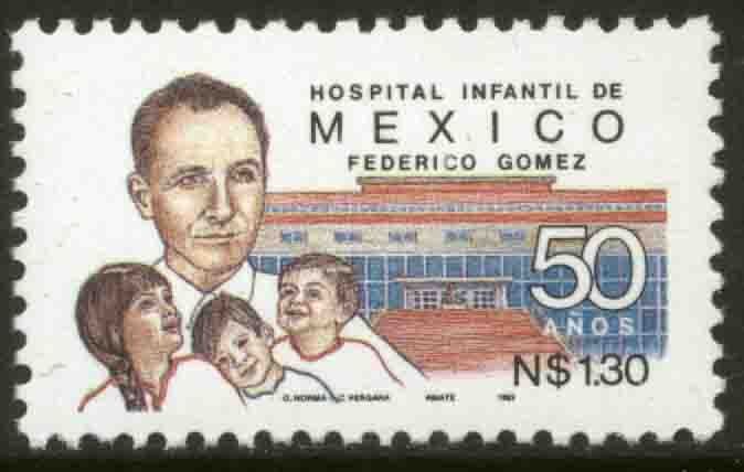 MEXICO 1815, 50th Anniv of the Childrens Hospital MINT, NH. VF.