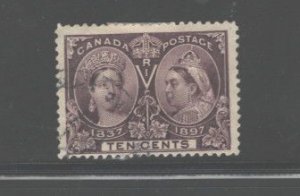 CANADA 1897  DIAMOND JUBILEE #57 USED