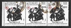 SD)1999 INDIA  FROM THE RED CROSS SERIES, 50TH YEARS OF THE GENEVA CONVENTION,