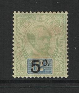 Sarawak SG# 25, Mint Hinged/, large page remnant - S979