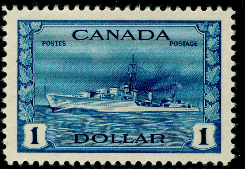 CANADA SG388, $1 blue, LH MINT. Cat £50.