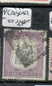 BRITISH CENTRAL AFRICA L1 ARMS  SG 51 CHIROMO SON CDS VFU          P0621H