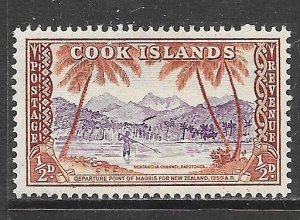 Cook Islands 131: 1/2d Ngatangiia Channel, MH, F-VF