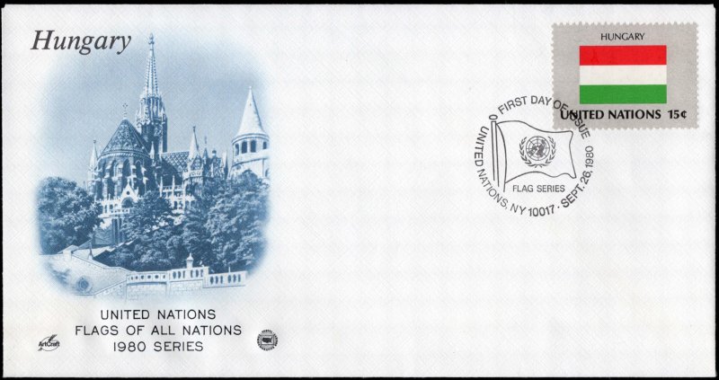 UN Sc# 340 FDC Hungary