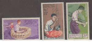 Laos Scott #C24-C25-C26 Stamp - Mint Set