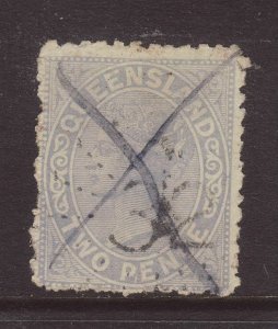 1882 Victoria 2d Wmk 6 With Comma After ?P? Used SG168var