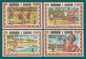 Samoa 1971 Tourism, MNH  344-347,SG365-SG368