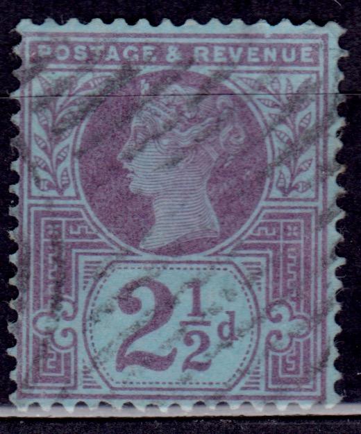 Great Britain, 1987, Queen Victoria, 2 1/2p. sc#114, used