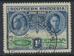 Southern Rhodesia  SG 60 SC# 63   Used Golden Jubilee BSAC  see scans 