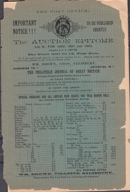 The Post Office - December, 1893. No.33