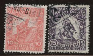 Hungary Scott B53-54 Used semi-postal short set