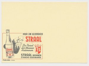 Essay / Proof Publibel card Belgium 1968 Windmill - Mineral water