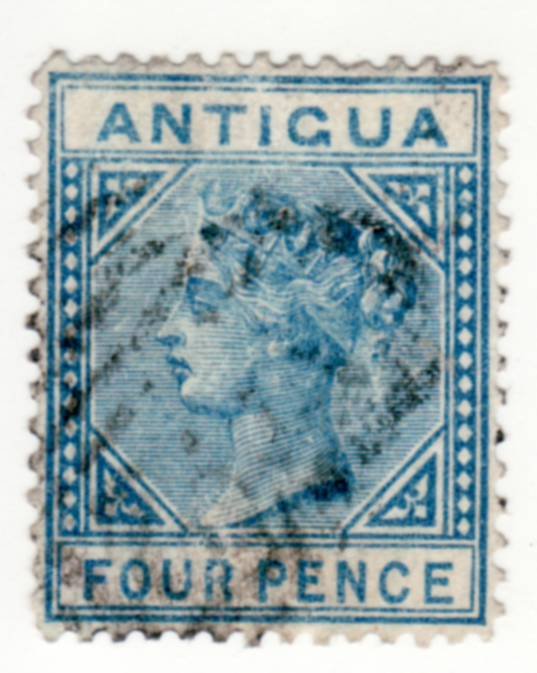 Antigua #10, Used, CV $18   ........   0260006