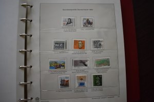 GERMANY  1984 YEAR SET  MNH  s/s shown but not included