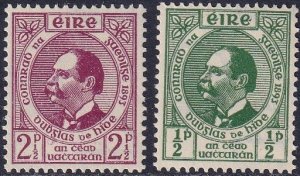 Ireland SC# 124 - 125 fvf/mnh