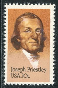 2038 20c Joseph Prestley, MNH