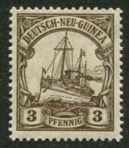 German New Guinea SC# 20 Kaiser's Yacht 3pf wmk 125 MH