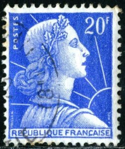 FRANCE #755, USED - 1957 - FRAN234AFF8