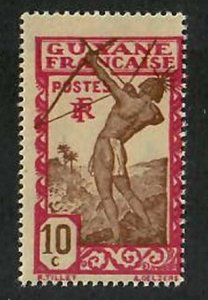 French Guiana; Scott 114;  1929;  Unused; NH