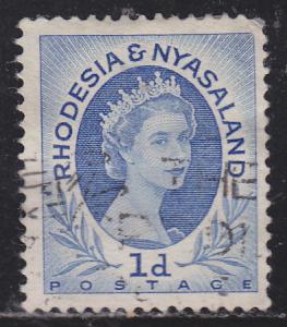 Rhodesia & Nyasaland 142 Queen Elizabeth II 1954