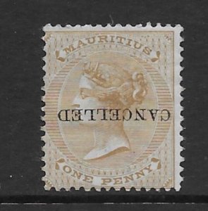 Mauritius 32 1863 unused cancelled