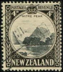 New Zealand SC# 192  Miter Peak 4d used wmk 61 SCV 2.50