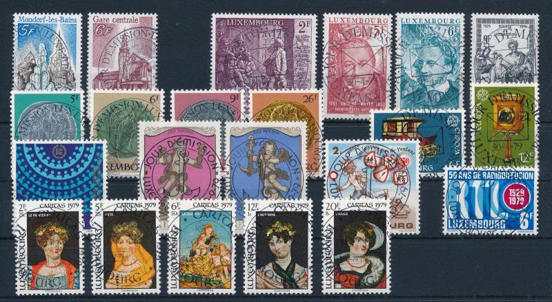 [57885] Luxembourg 1979 Complete Year Set Used
