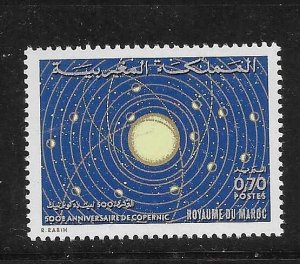 Morocco 1973 Copernicus Heliocentric System Sc 302 MNH A3031