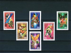 Madagascar1988 Birds/Butterflies/Scouts Set(6)Imp.MN 1133/8B