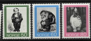 Norway Scott 599-601 MNH!