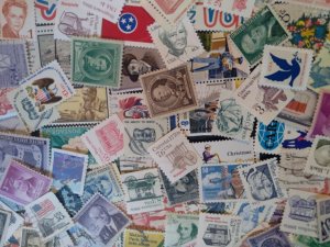 100 US  MNH Mint Unused Stamp Lot  Unsearched From a 600,000 Hoard  Collection