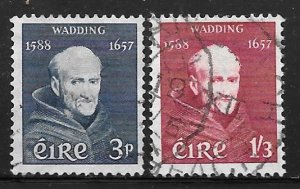 Ireland 163-164: Father Luke Wadding, used, F-VF