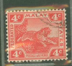 Malaya #44b Used Single