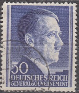 Poland Generalgouvernement Scott #N91 1942 Used