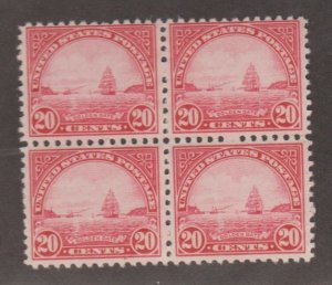 U.S. Scott #698 Golden Gate Bay Stamp - Mint Block of 4