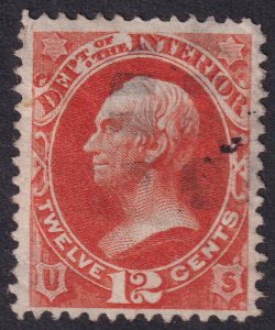 #O20 Used, F-VF (CV $12 - ID34594) - Joseph Luft