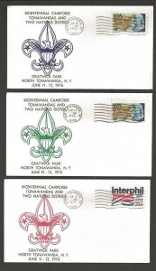 1976 Boy Scouts N Tonawanda NY BiCentennial Camporee Two Nations (3)