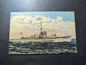 1948 USA USS PC449 Naval Ship Postcard Cover to Marysville