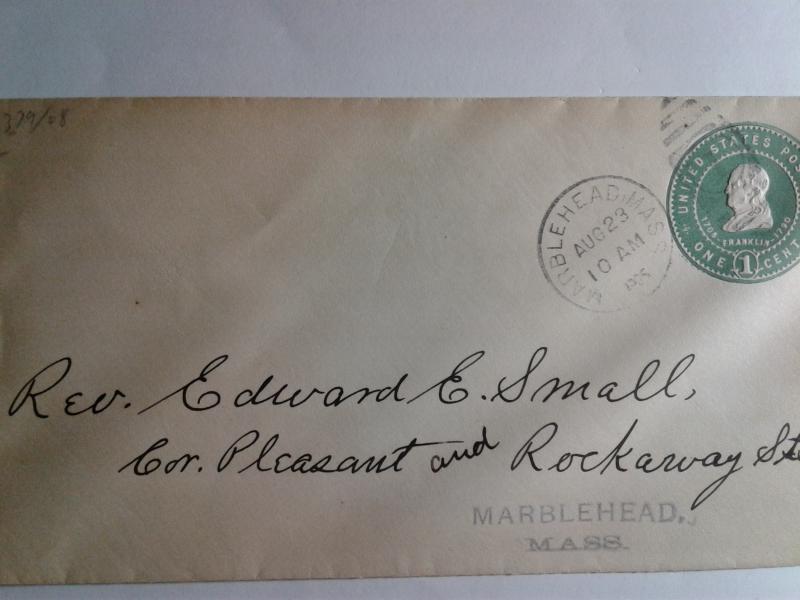 SCOTT # U 379 POSTAL HISTORY 1905